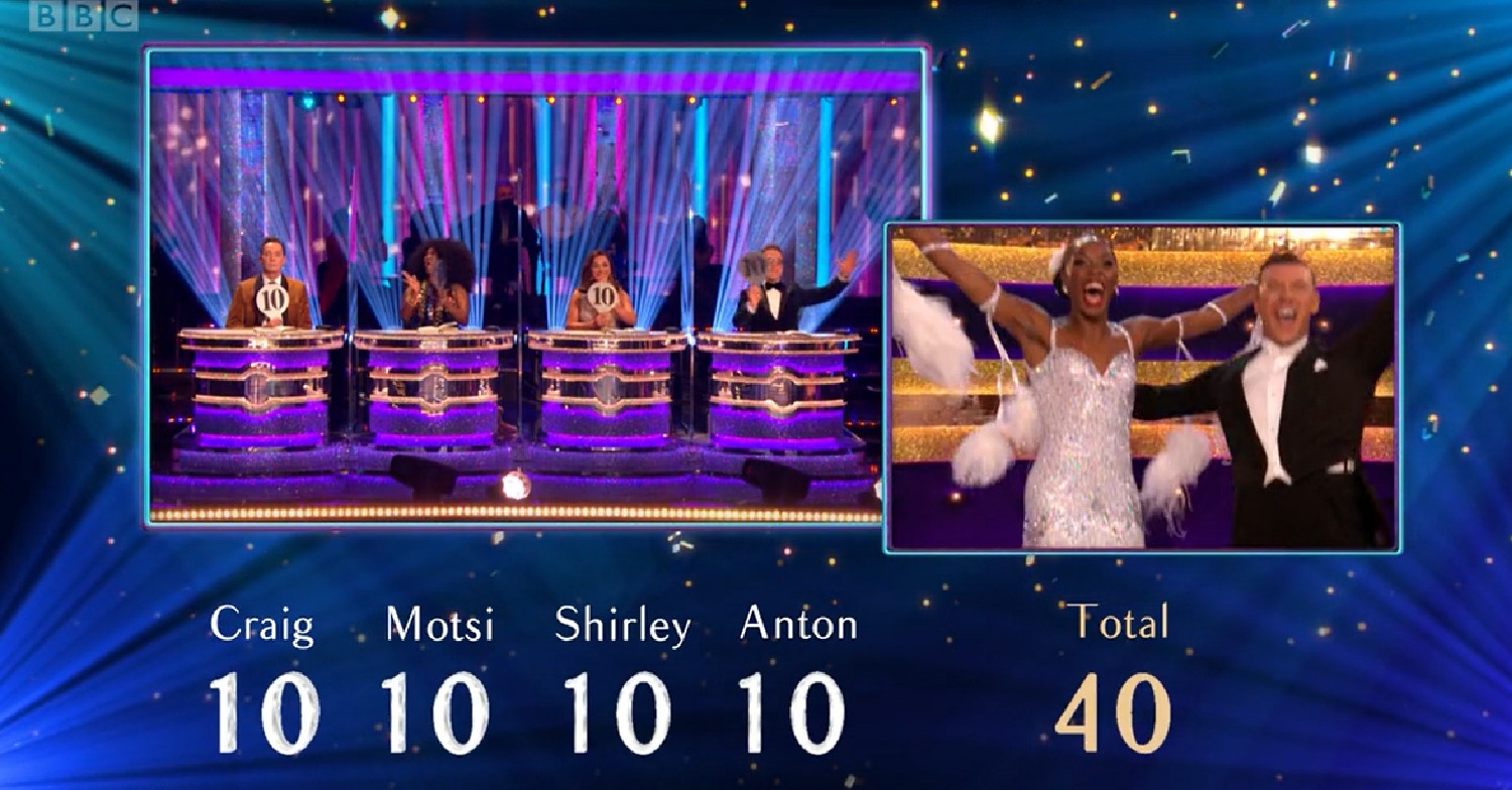 AJ and Kai on Strictly before spoiler