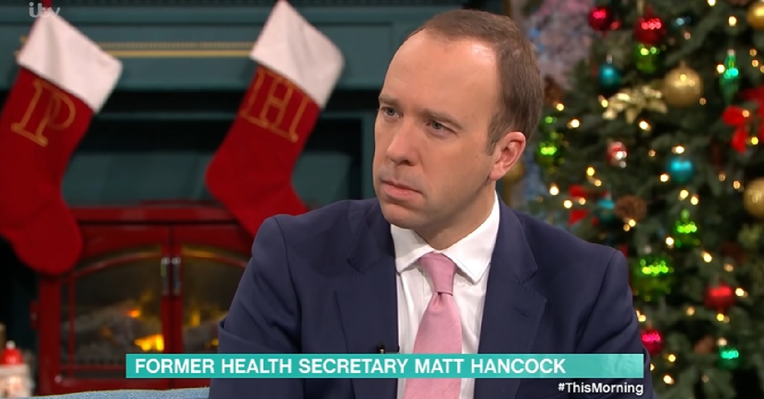 Matt Hancock interviewed by Phillip Schofield