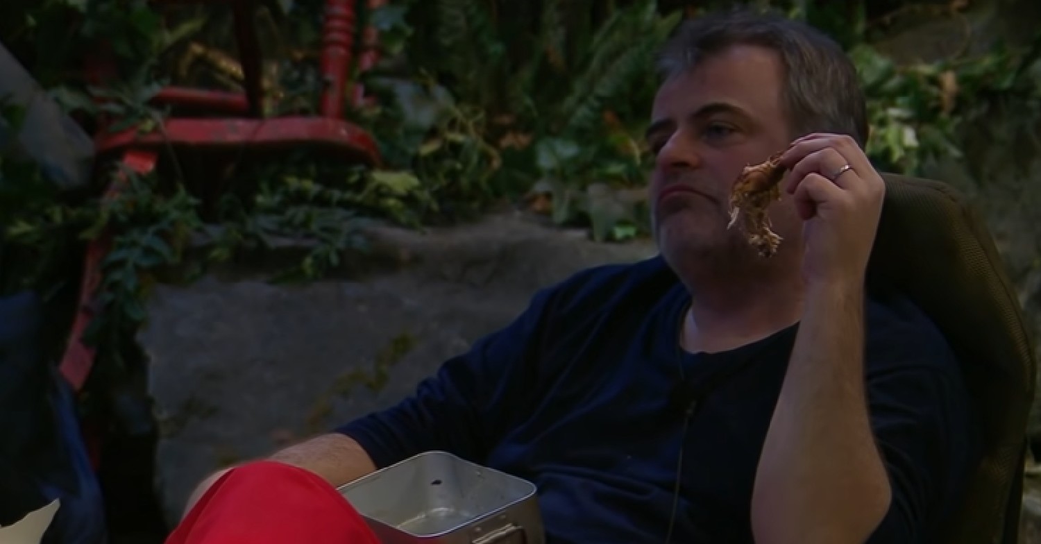 simon gregson on I'm a celebrity
