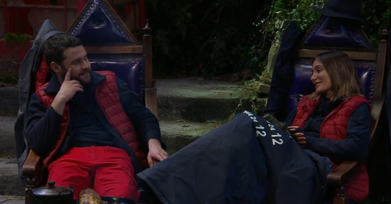 Danny Miller, Frankie Bridge and simon Gregson on I'm A Celebrity