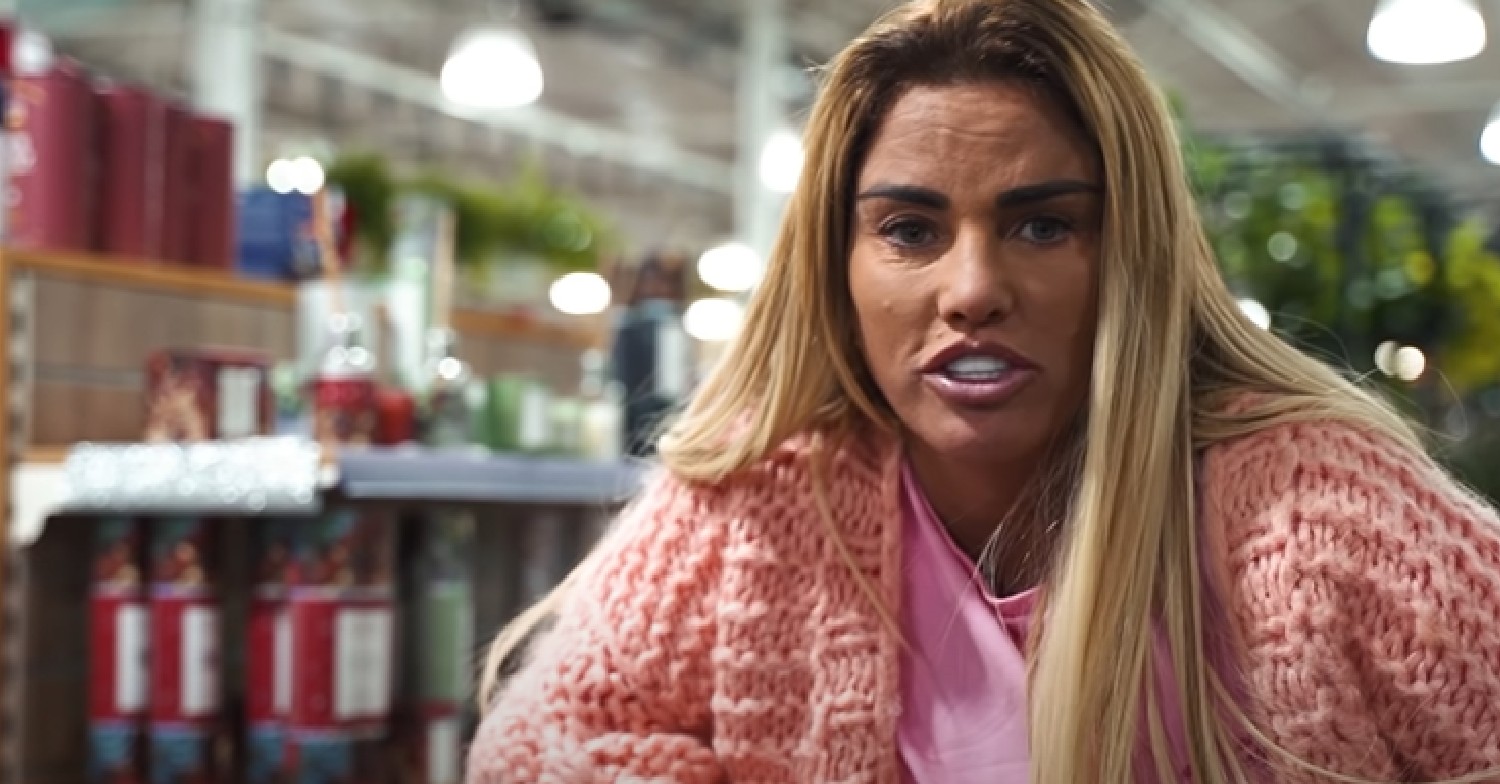 Katie Price in YouTube video