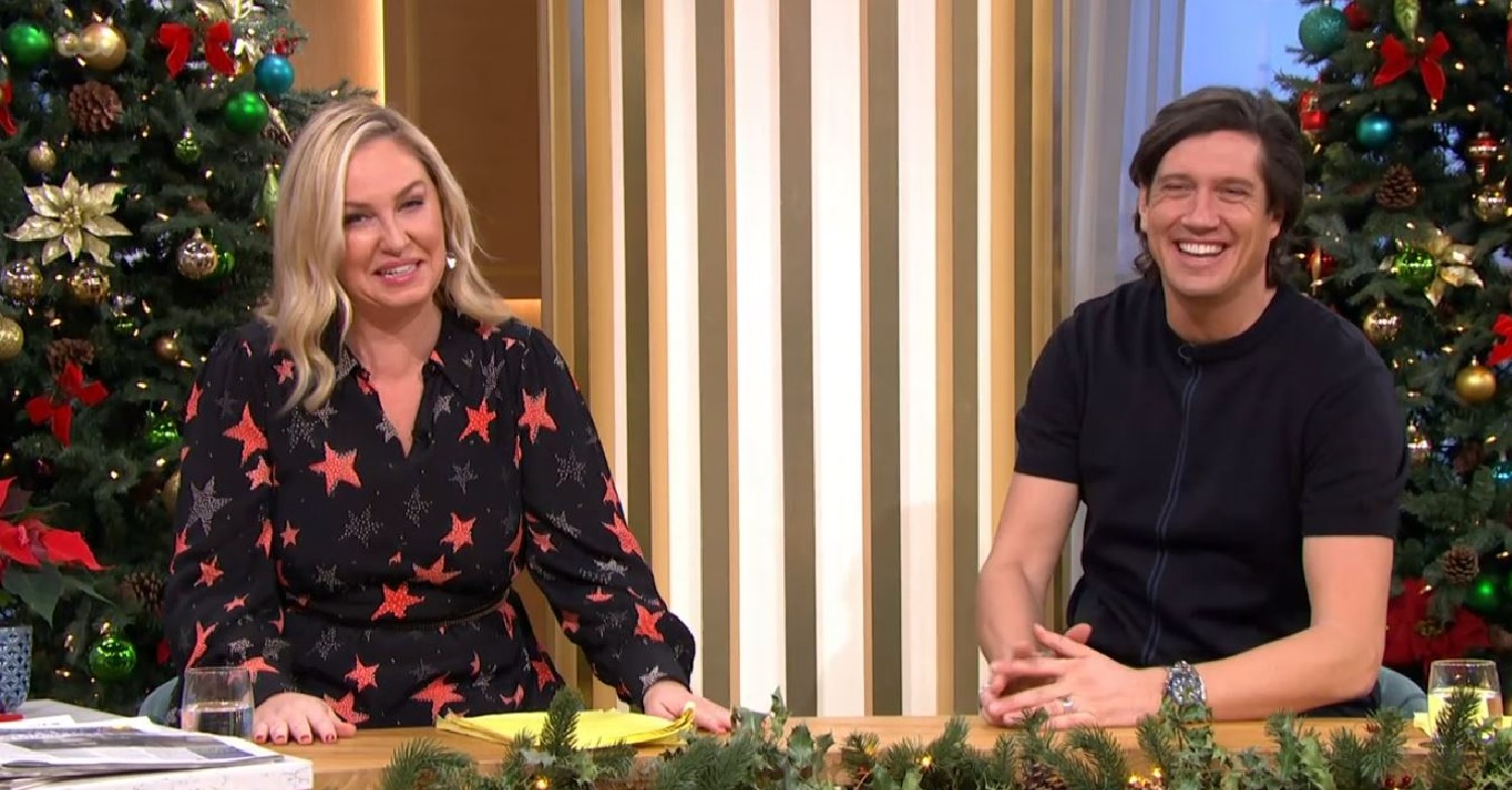 Josie Gibson and Vernon Kay host This Morning