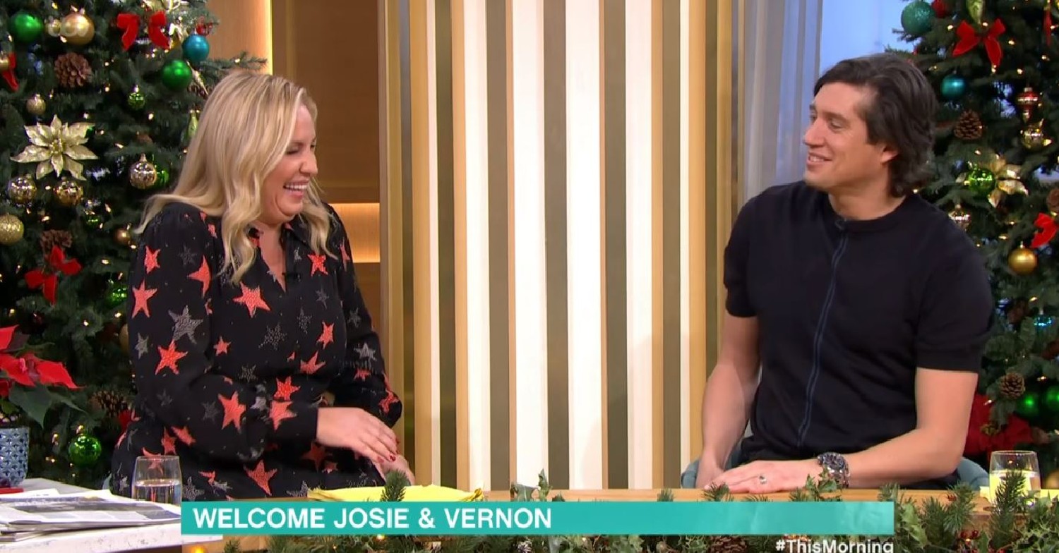 Josie Gibson and Vernon Kay host This Morning