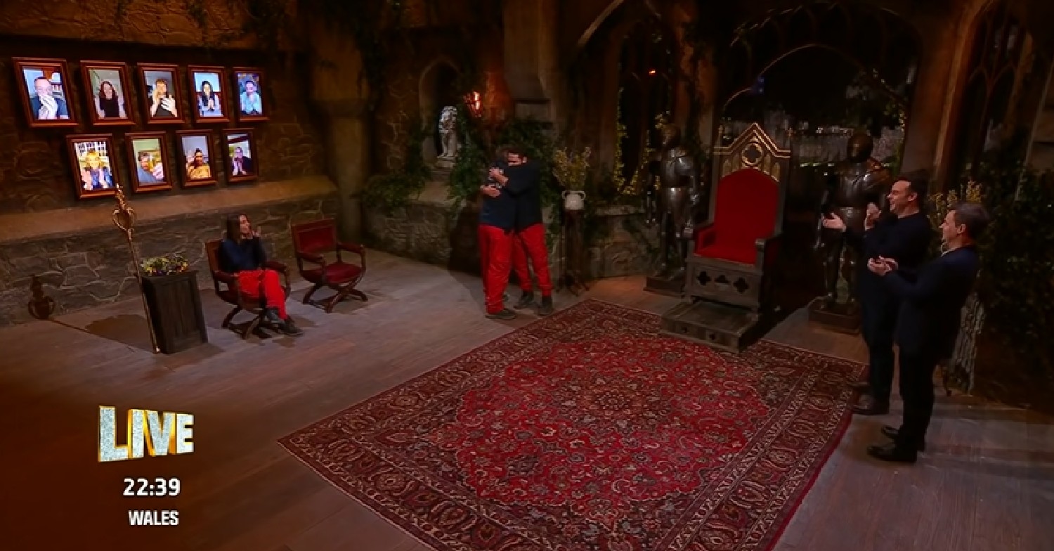 Richard Madeley among I'm A Celebrity campmates during final