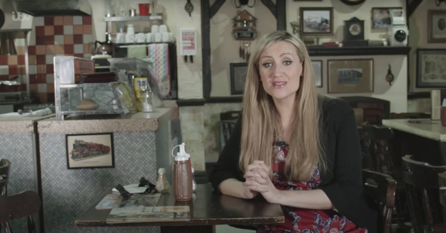 Catherine played Eva in Corrie