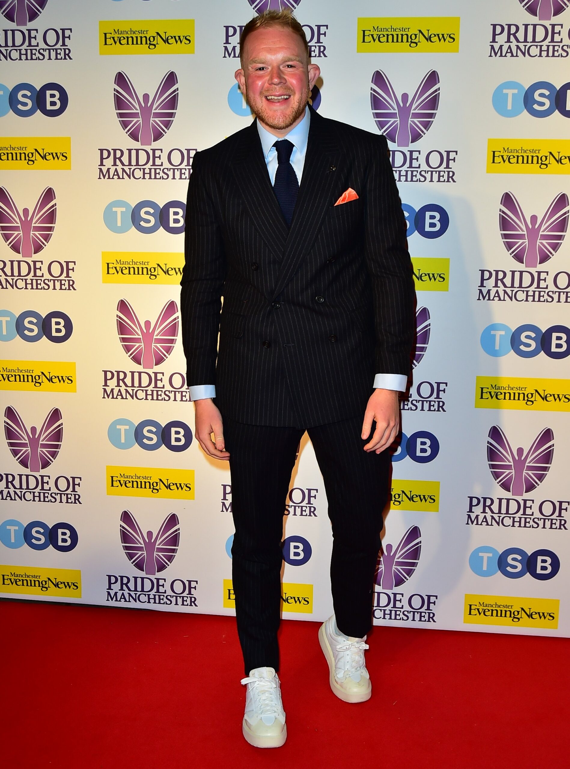 Colson Smith smiling at the Pride of Britain Awards