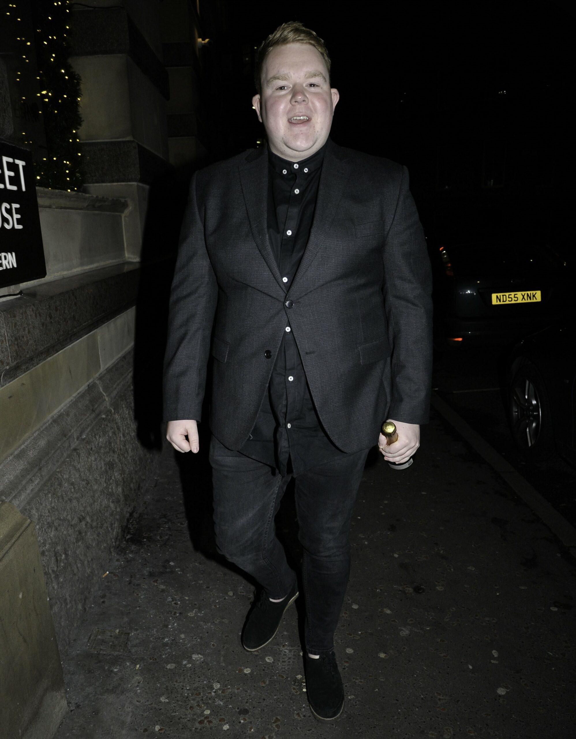 Colson Smith walking on night out in 2019