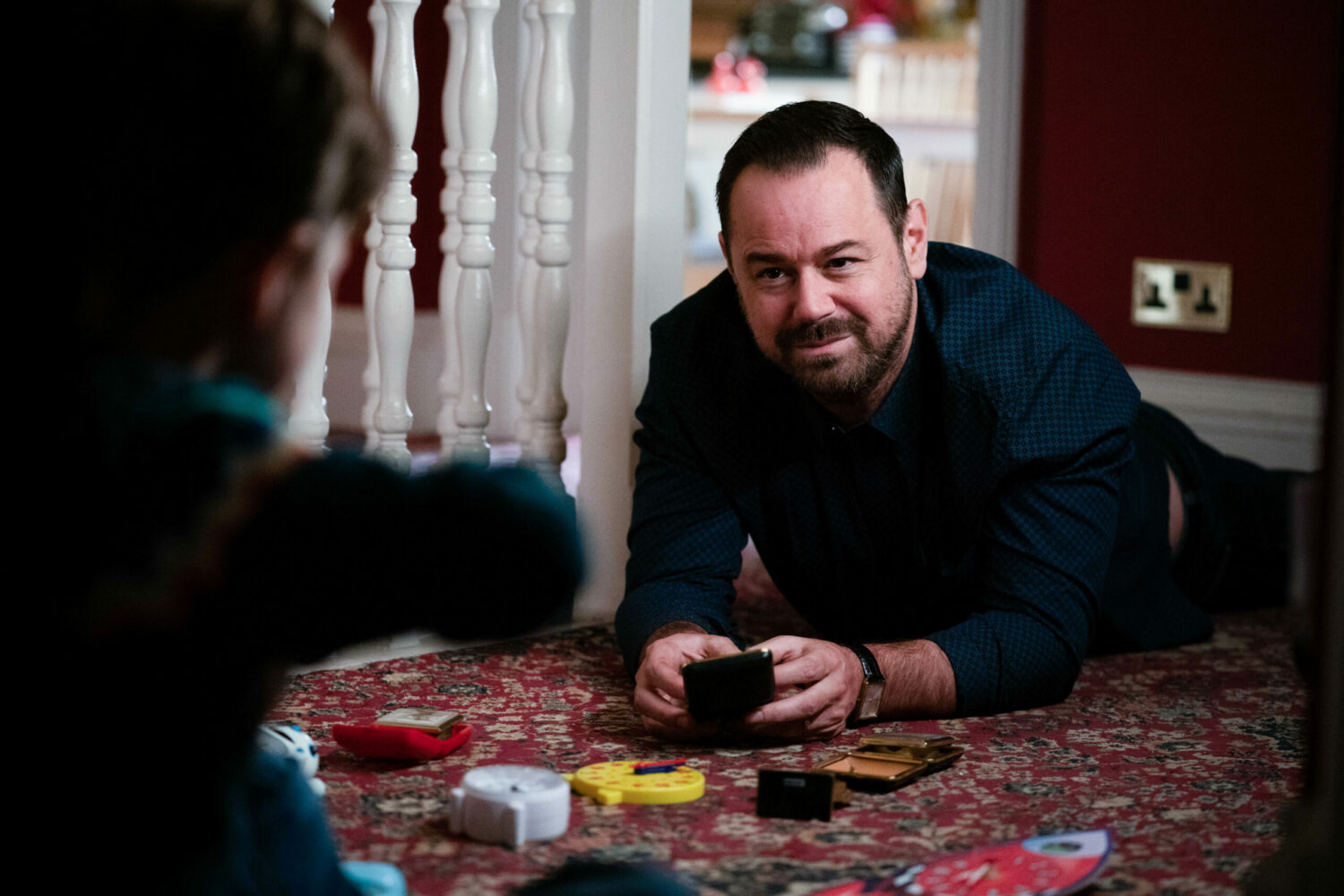 EastEnders Mon 3 Jan Mick tells Ollie the truth