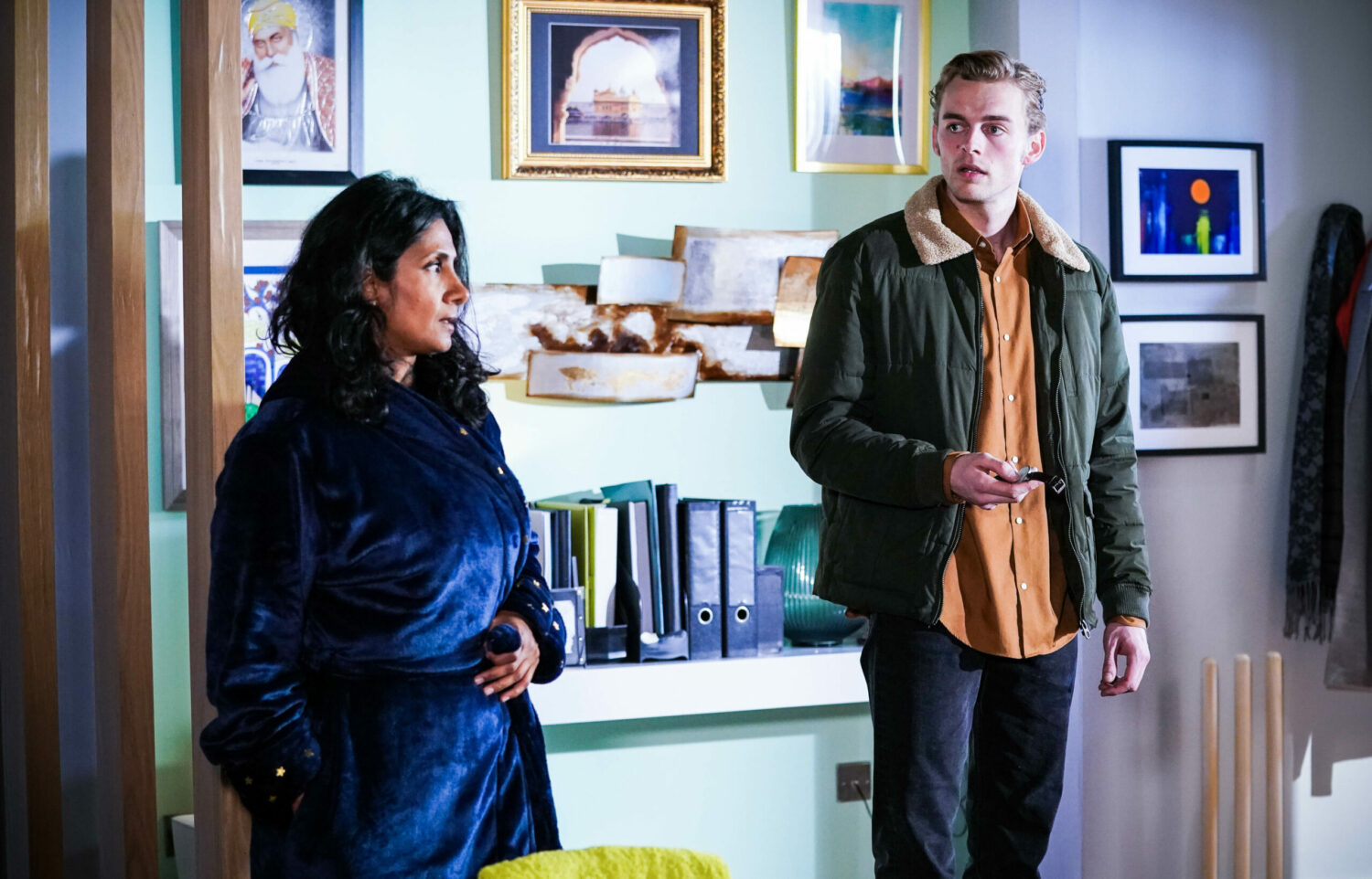 EastEnders Fri 7 Jan Suki isn't impressed when Peter reveals he left his watch