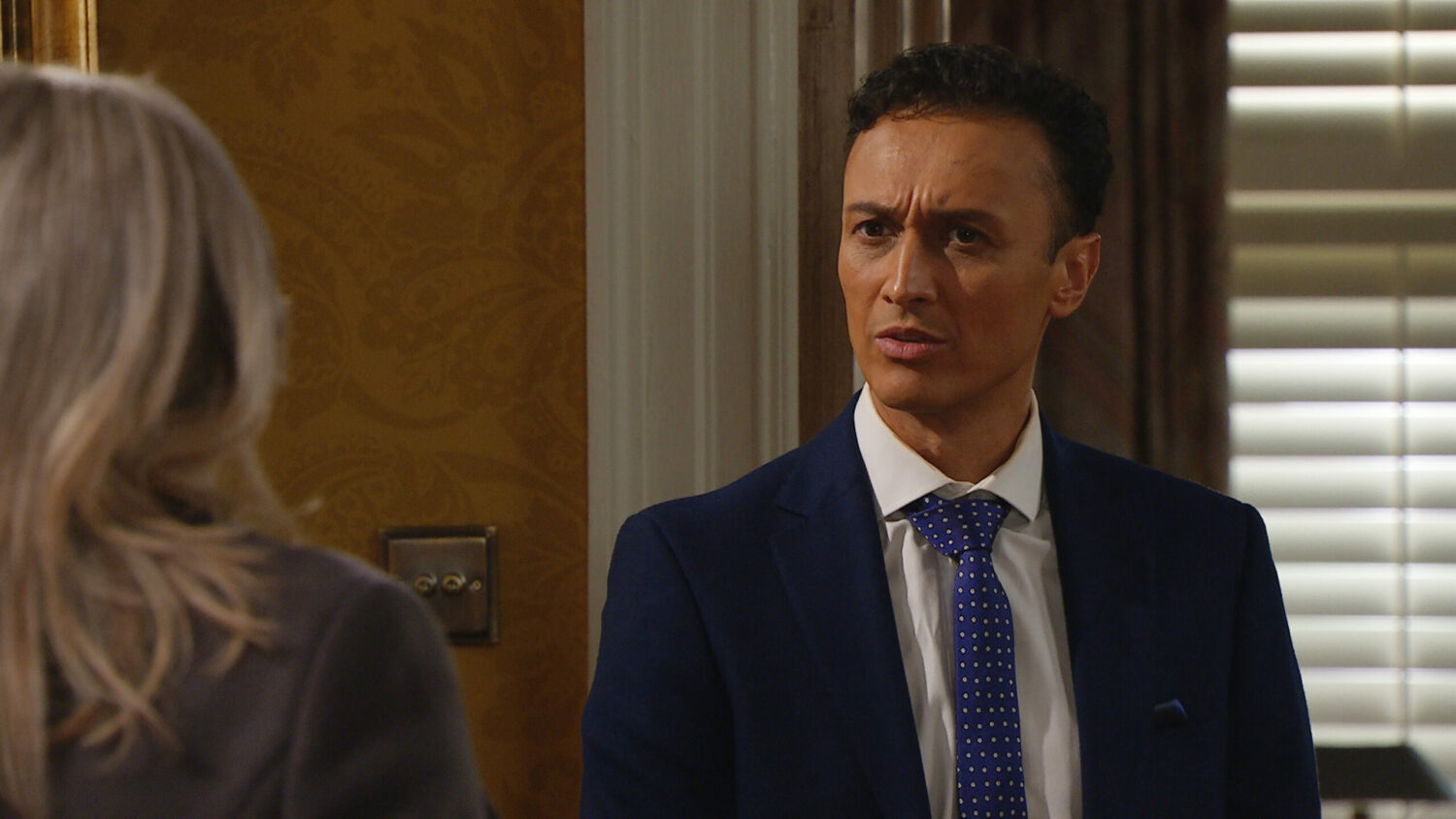 Emmerdale Thu 6 Jan Jai is shocked by news of a massive fine