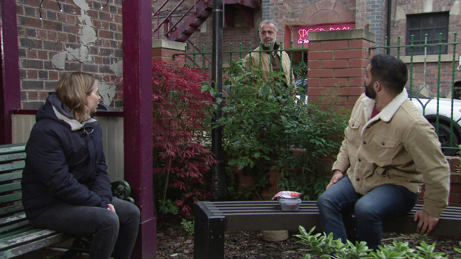 Coronation Street Abi meets Imran and plans to do a pregnancy test