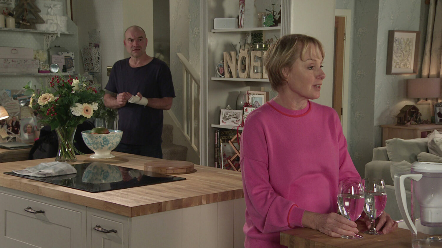 Coronation Street Sally thinks she and Tim deserve a treat after passing their health checks, but he's hiding something