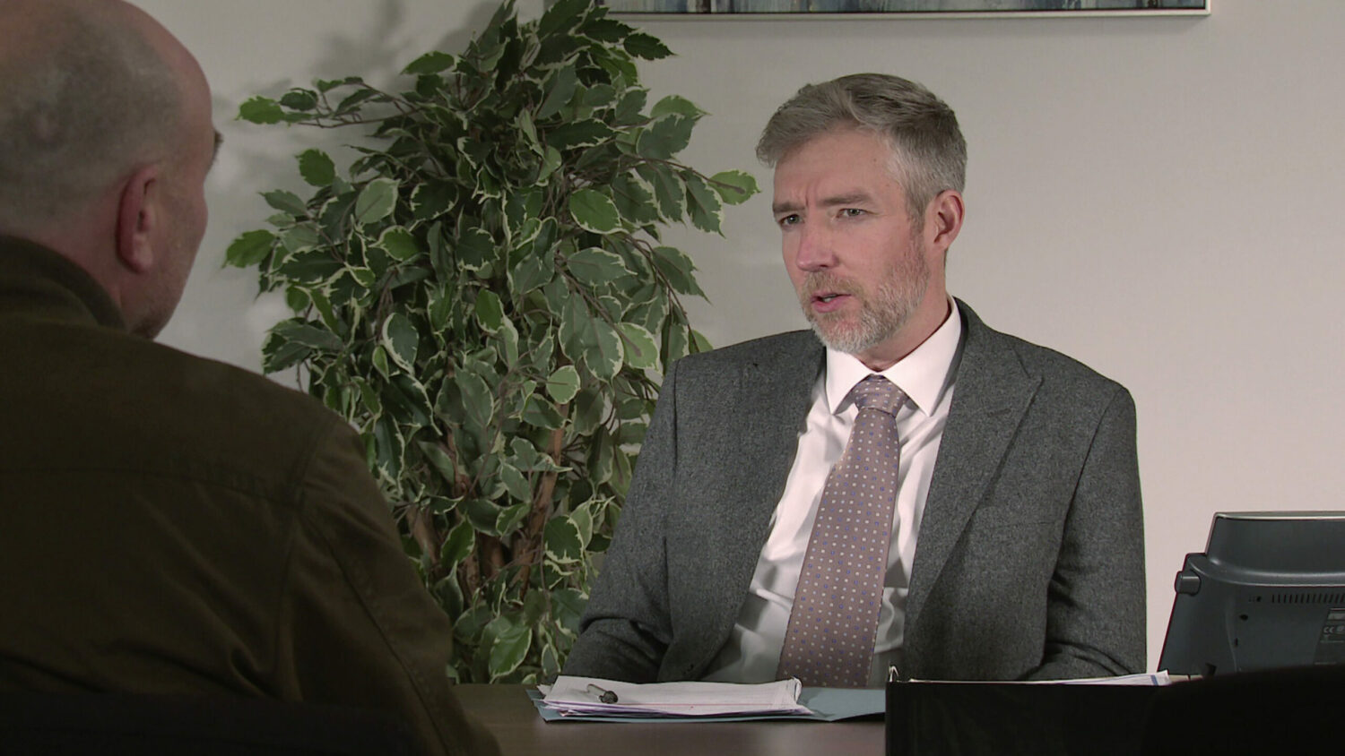 Coronation Street Tim goes to his cardiology appointment and the consultant looks concerned