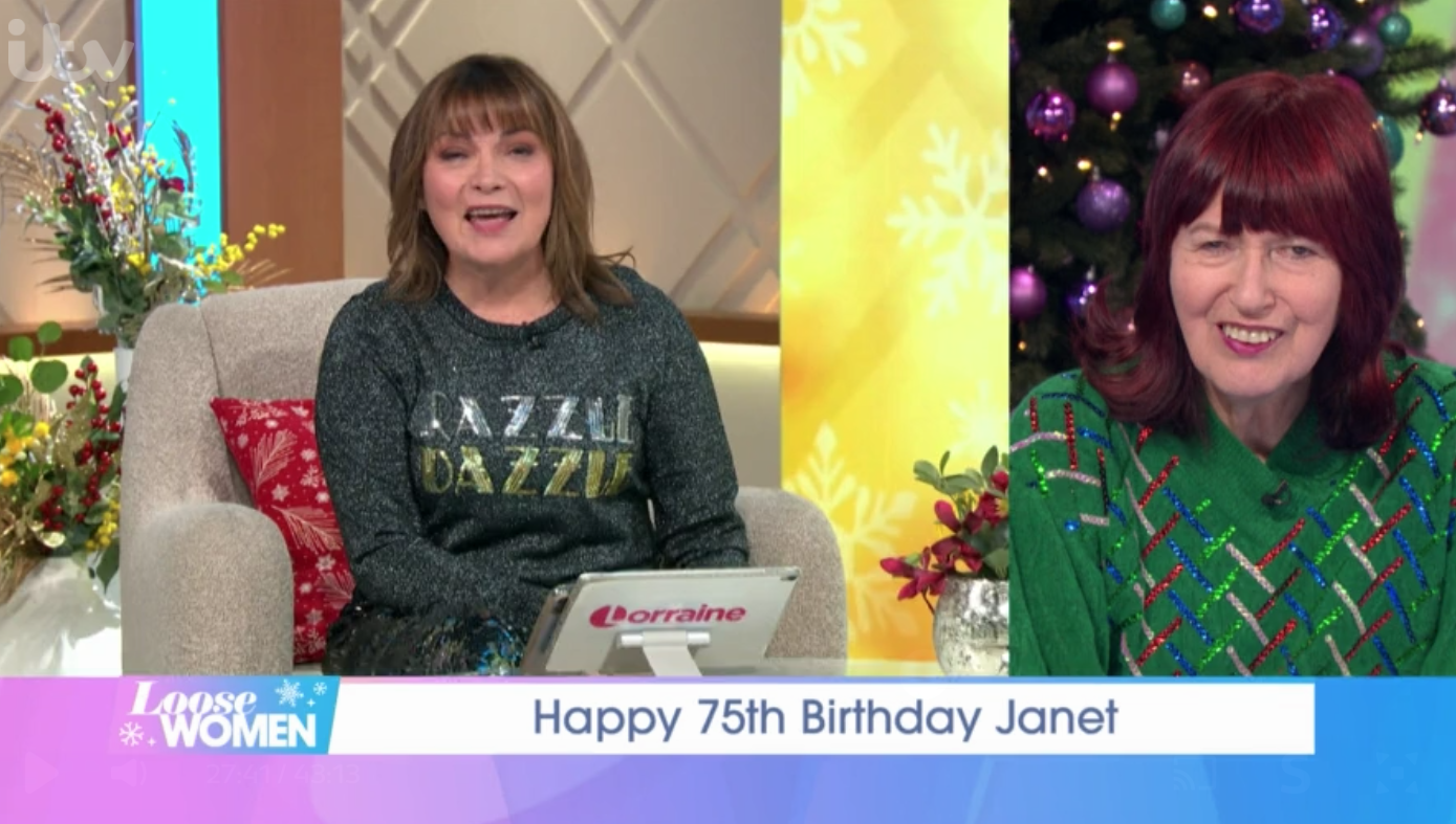 Loose Women celebrated Janet Street-Porter's 75th birthday and viewers couldn't believe how good she looks