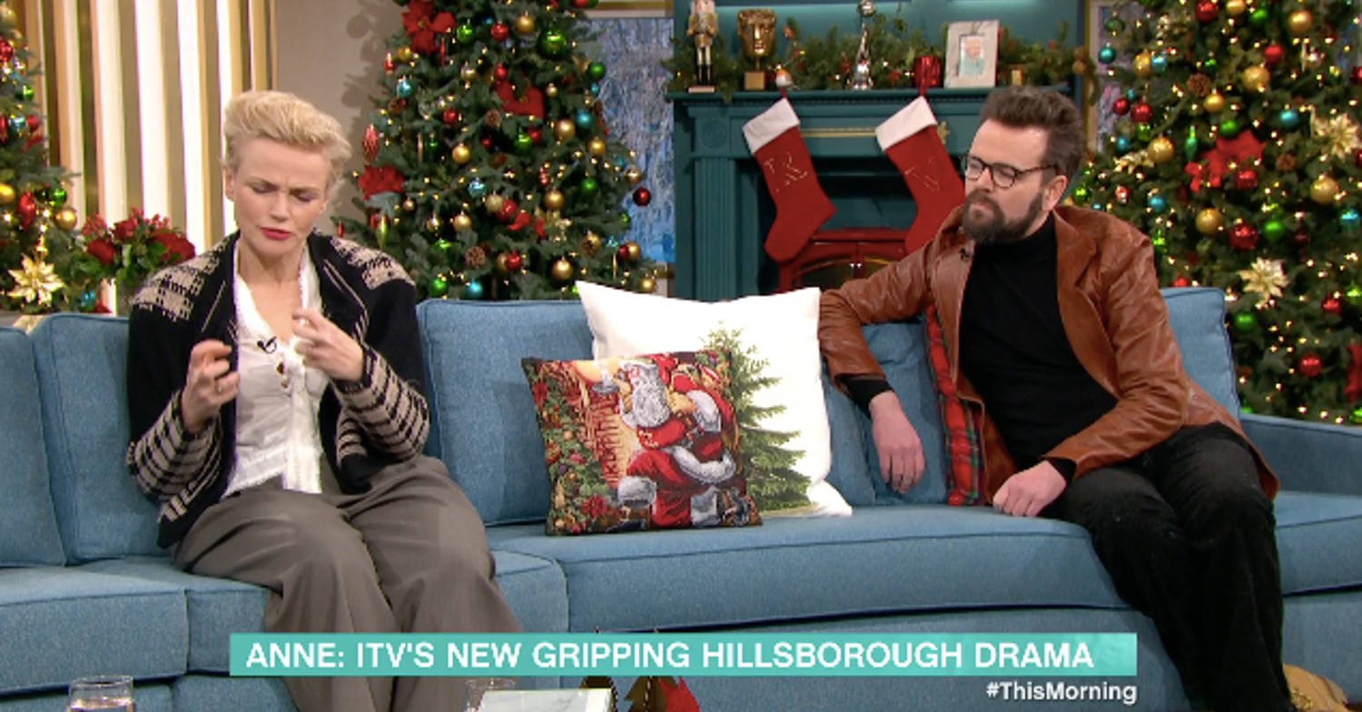 Maxine Peake and Stephen Walters on This Morning