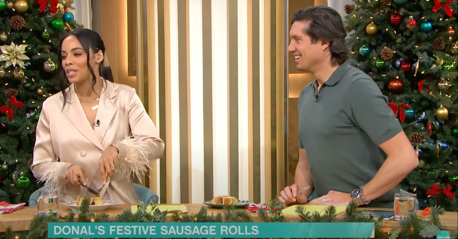 rochelle using knife and fork on this morning
