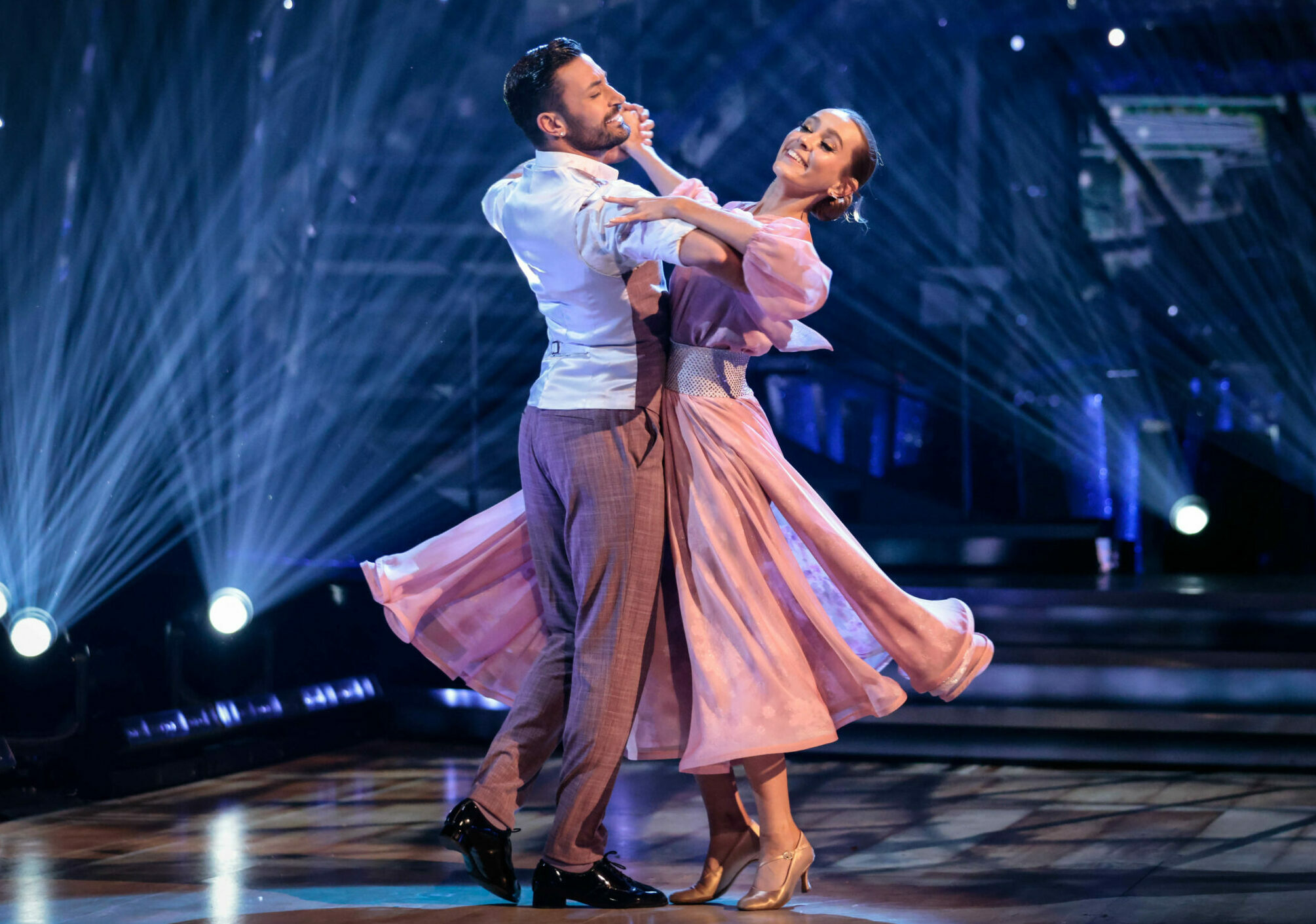 Strictly's Rose Ayling-Ellis dancing with Giovanni Pernice