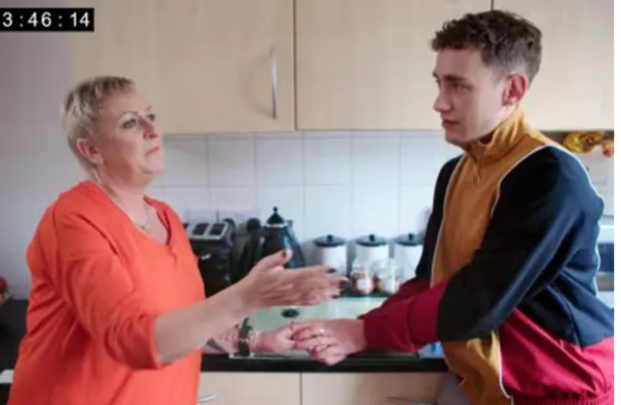 Olly Alexander and his mum