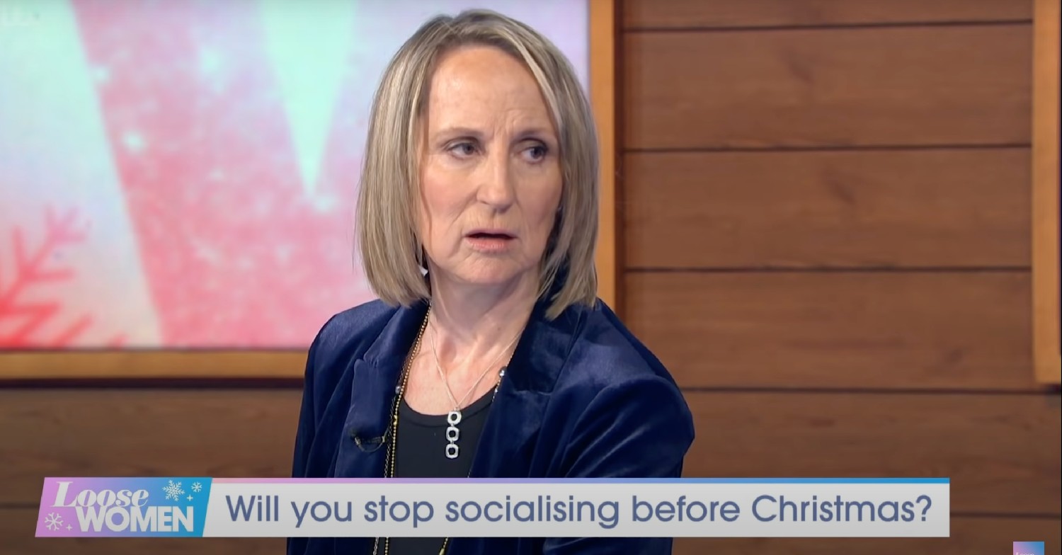 carol mcgiffin on loose women talking about covid