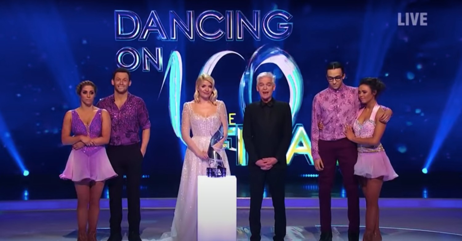Holly's outfit on Dancing On Ice