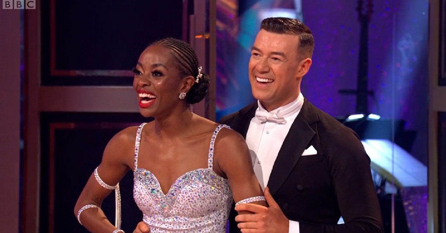 AJ Odudu and Kai Widdrington on Strictly