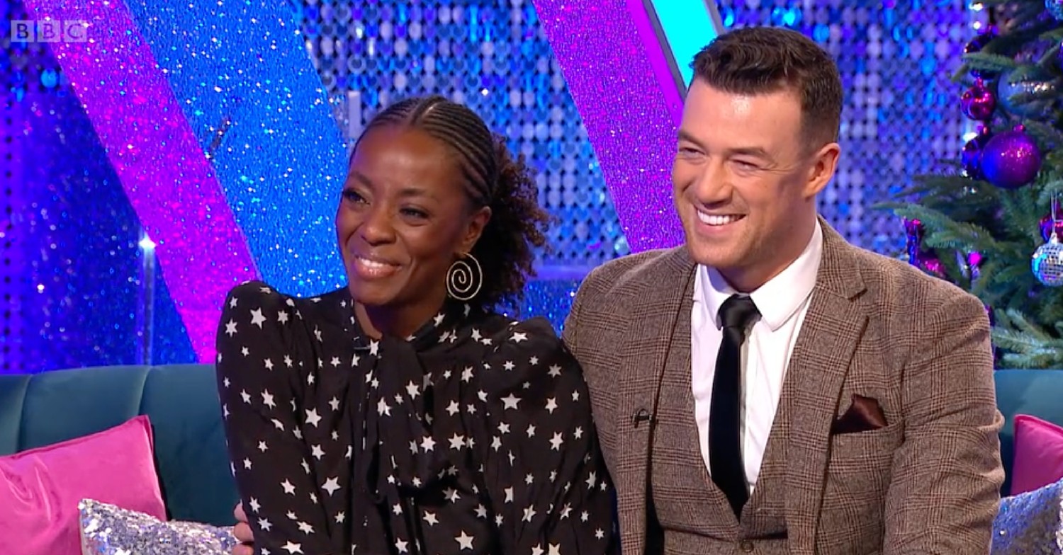 Strictly Come Dancing stars aj odudu and kai widdrington on it takes two