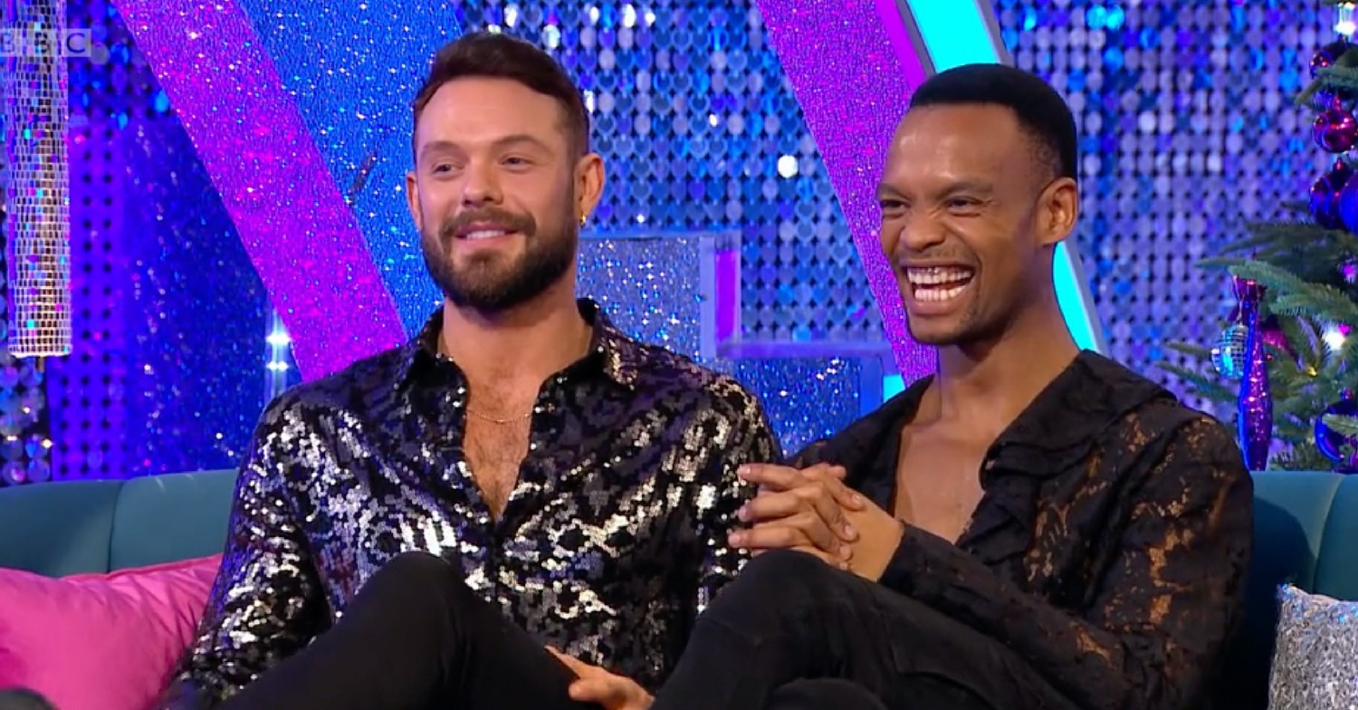 johannes rabede and john whaite in the strictly final