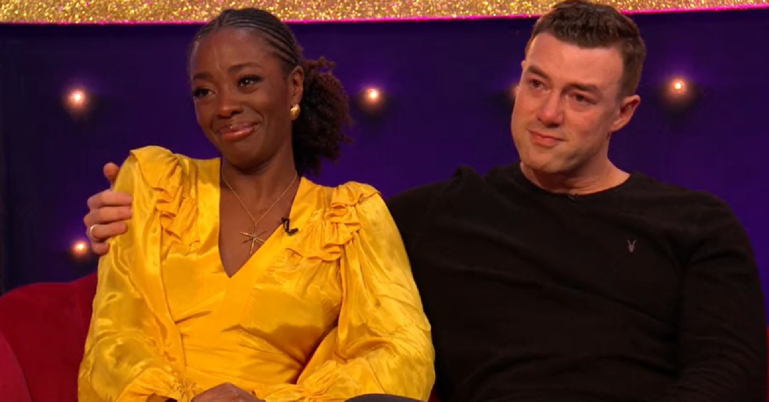 Strictly stars AJ Odudu and Kai Widdrington cry on It Takes Two
