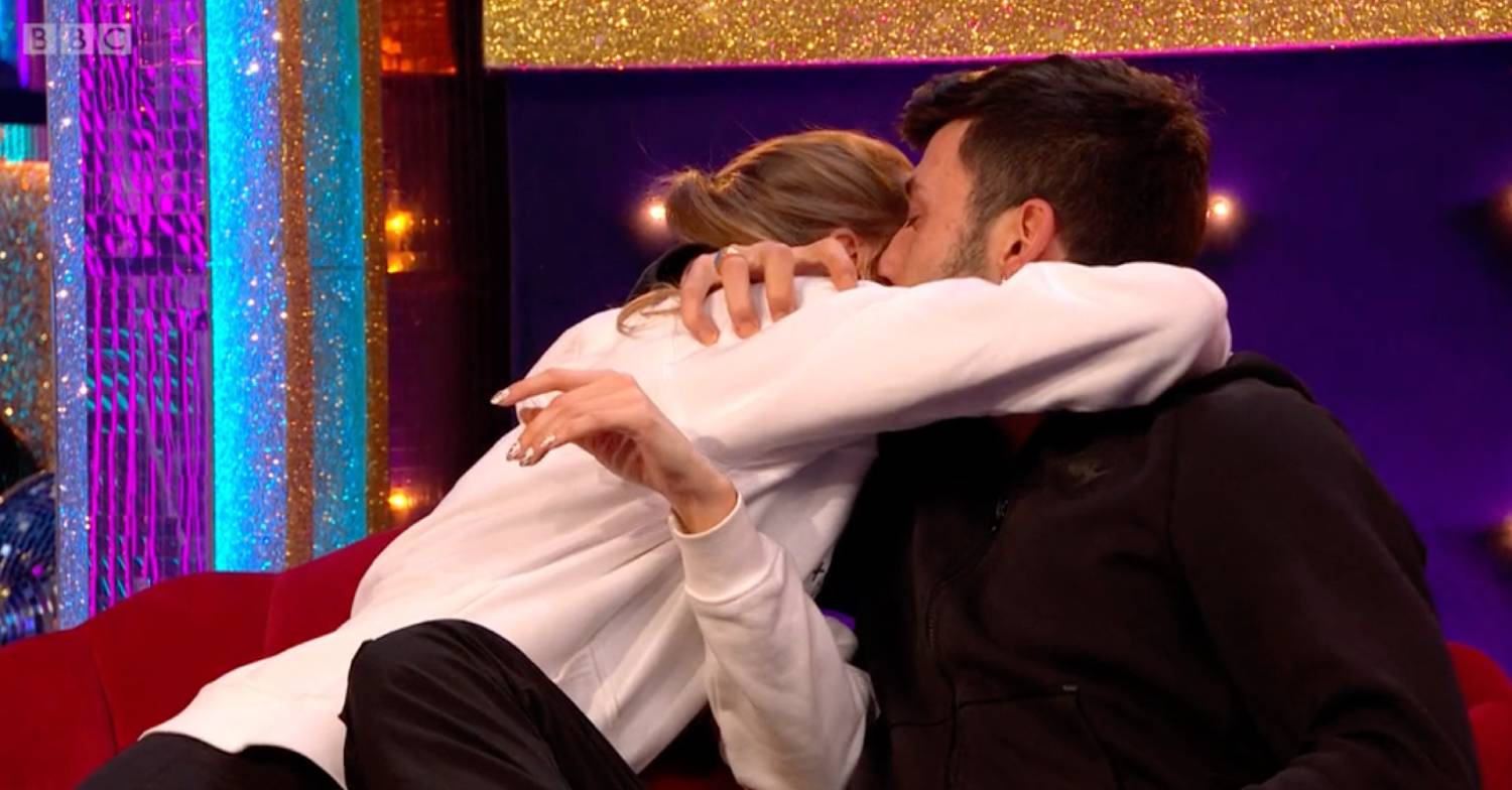 Giovanni Pernice and Rose hugged, too