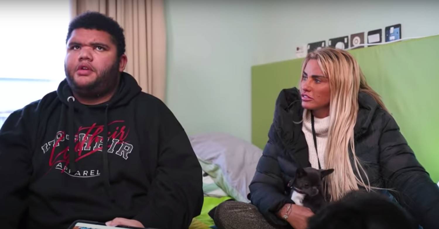 Katie Price and son Harvey