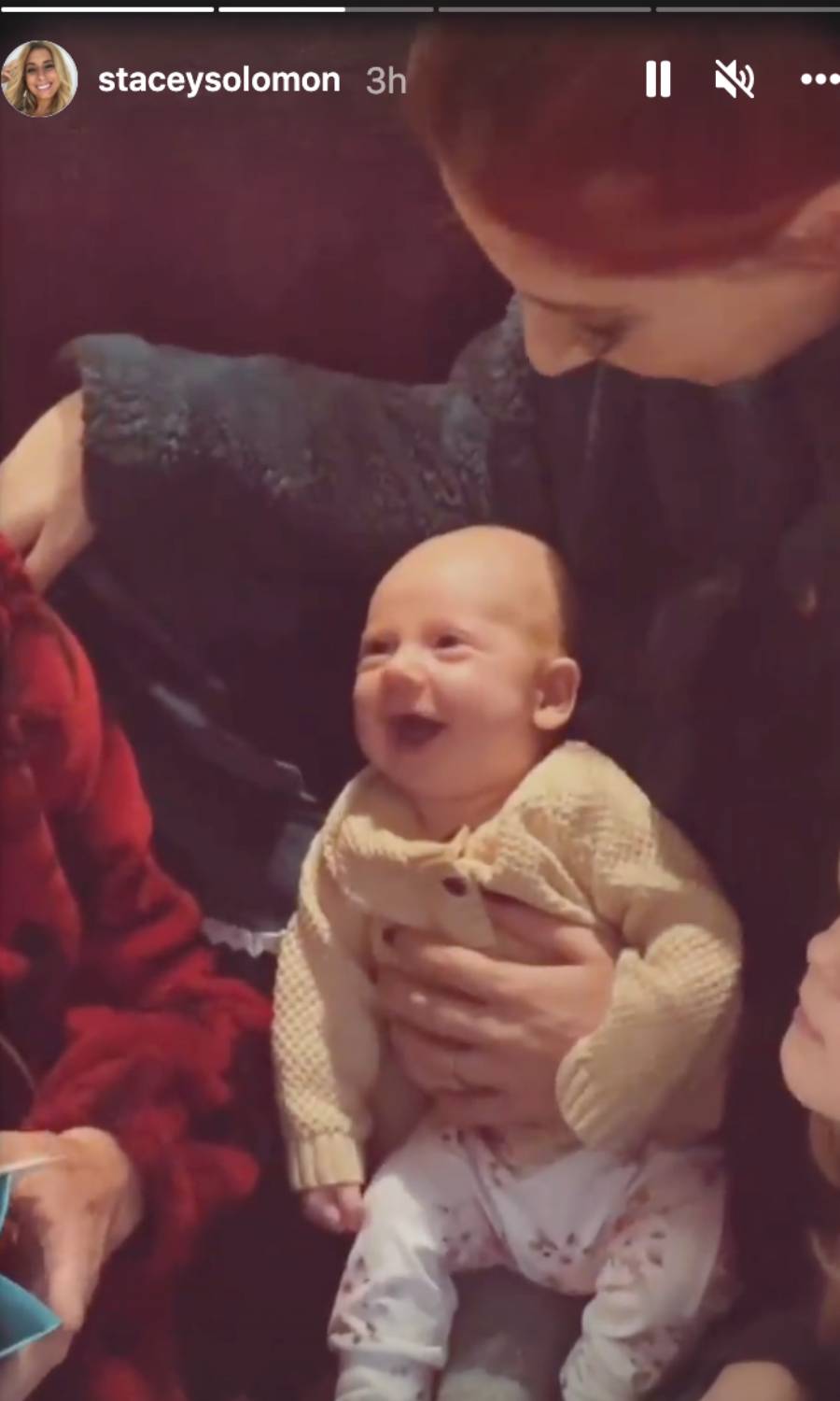 Stacey Solomon baby daughter Rose seemed to enjoy herself too!