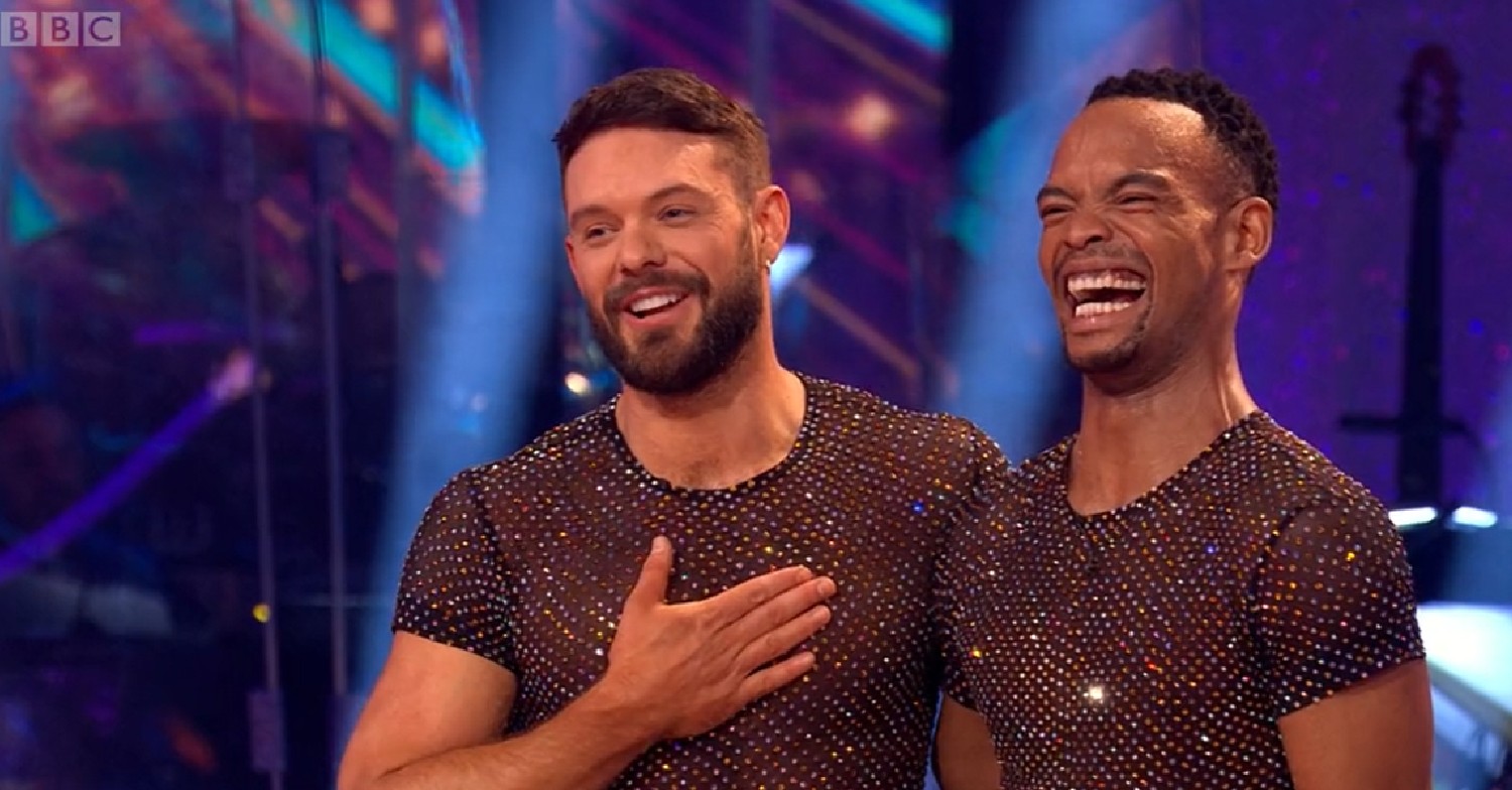 John Whaite and Johannes Radebe on Strictly Come Dancing