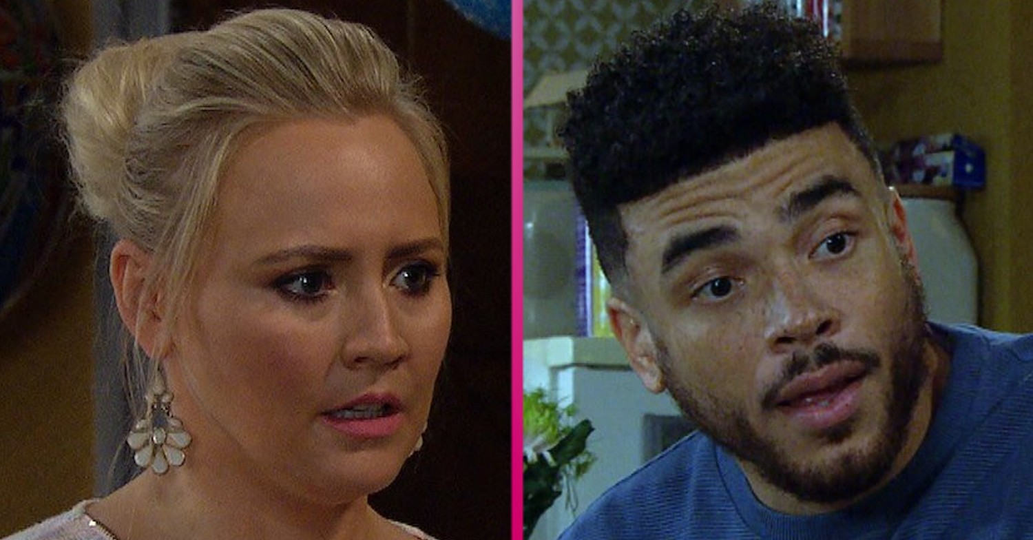 Emmerdale Tracy and Nate wedding day destroyed comp