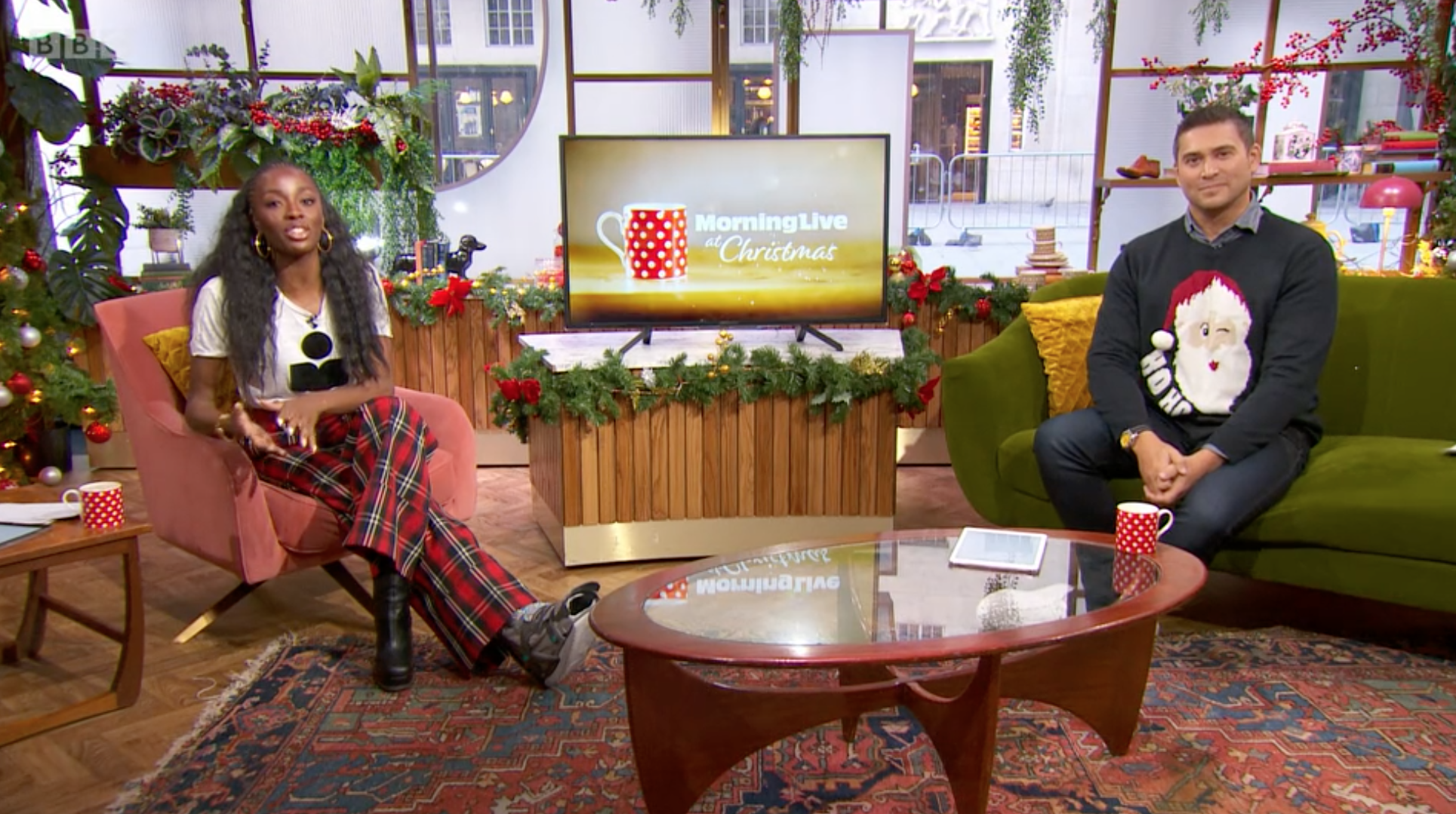 AJ Odudu split opinion when she appeared on Morning Live today