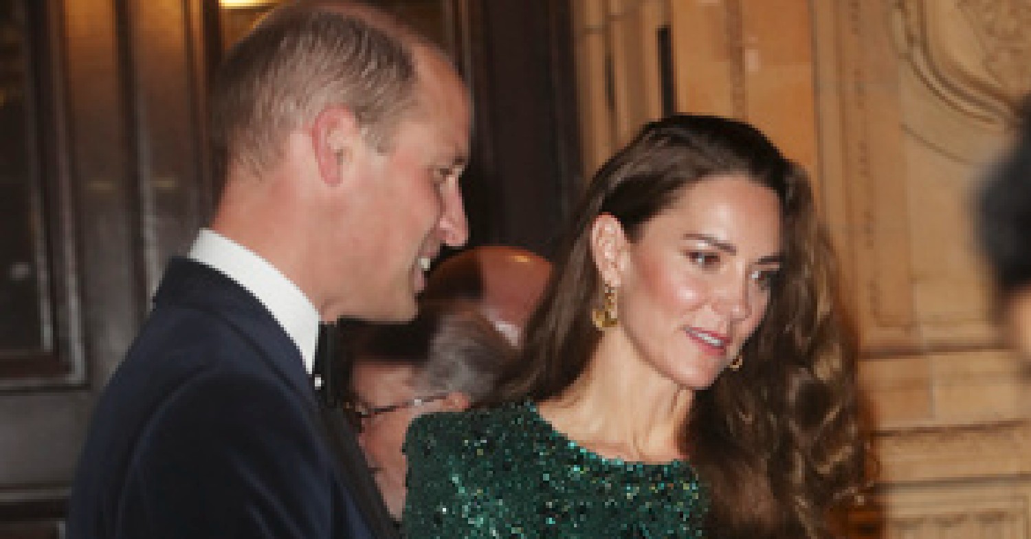 Prince William and Kate Middleton arrive at Royal Variety performance 2021