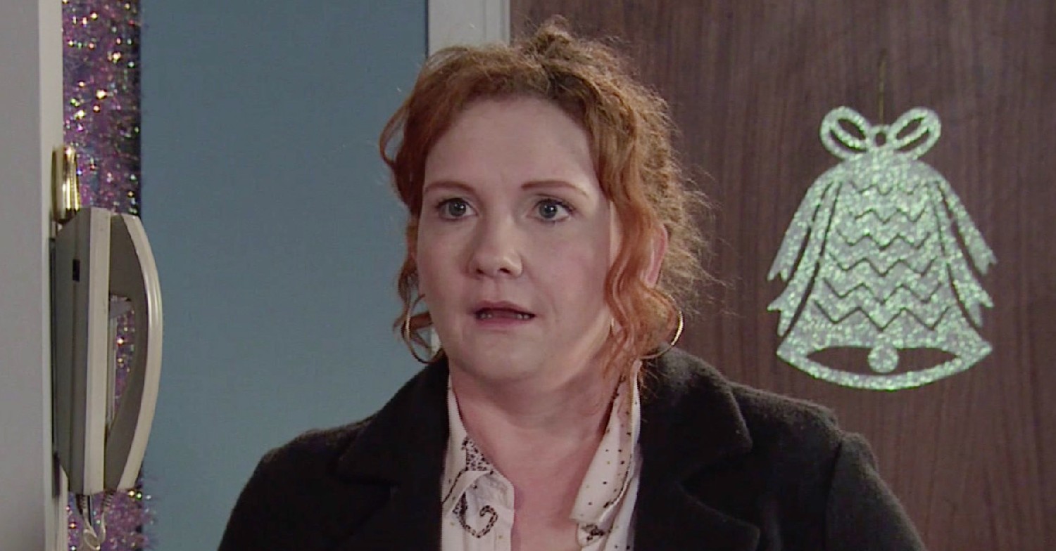 Fiz Stape doesn't know what to do with Tyrone's confession in Coronation Street (Credit: ITV)