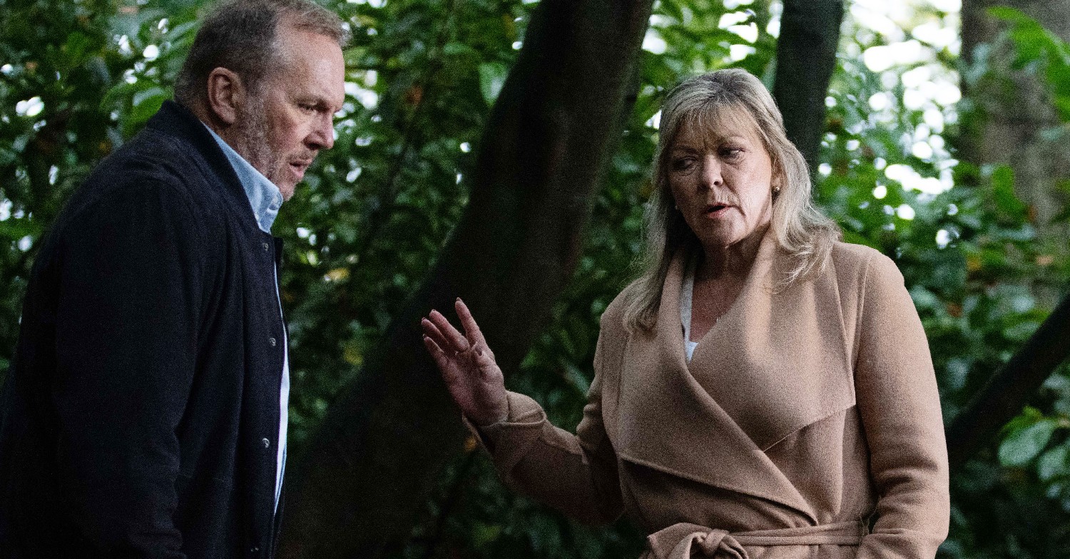 Kim Tate has a shock for Will Taylor on Boxing Day in Emmerdale (Credit: ITV)