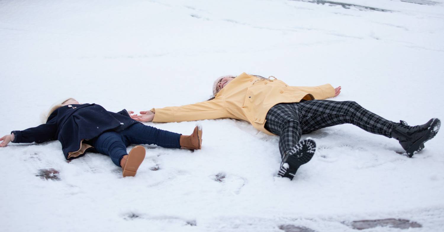 Snow angels may be fun for some kids but snow brings hazardous weather forecast conditions