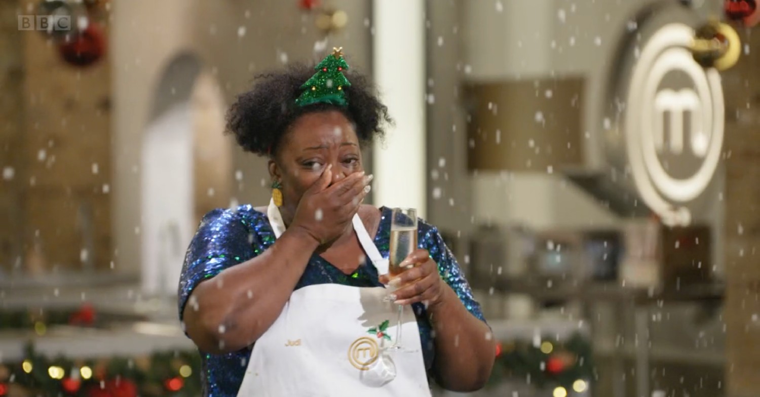 channel 5 apologises for spoling judi love winner announcement on celebrity masterchef 2021