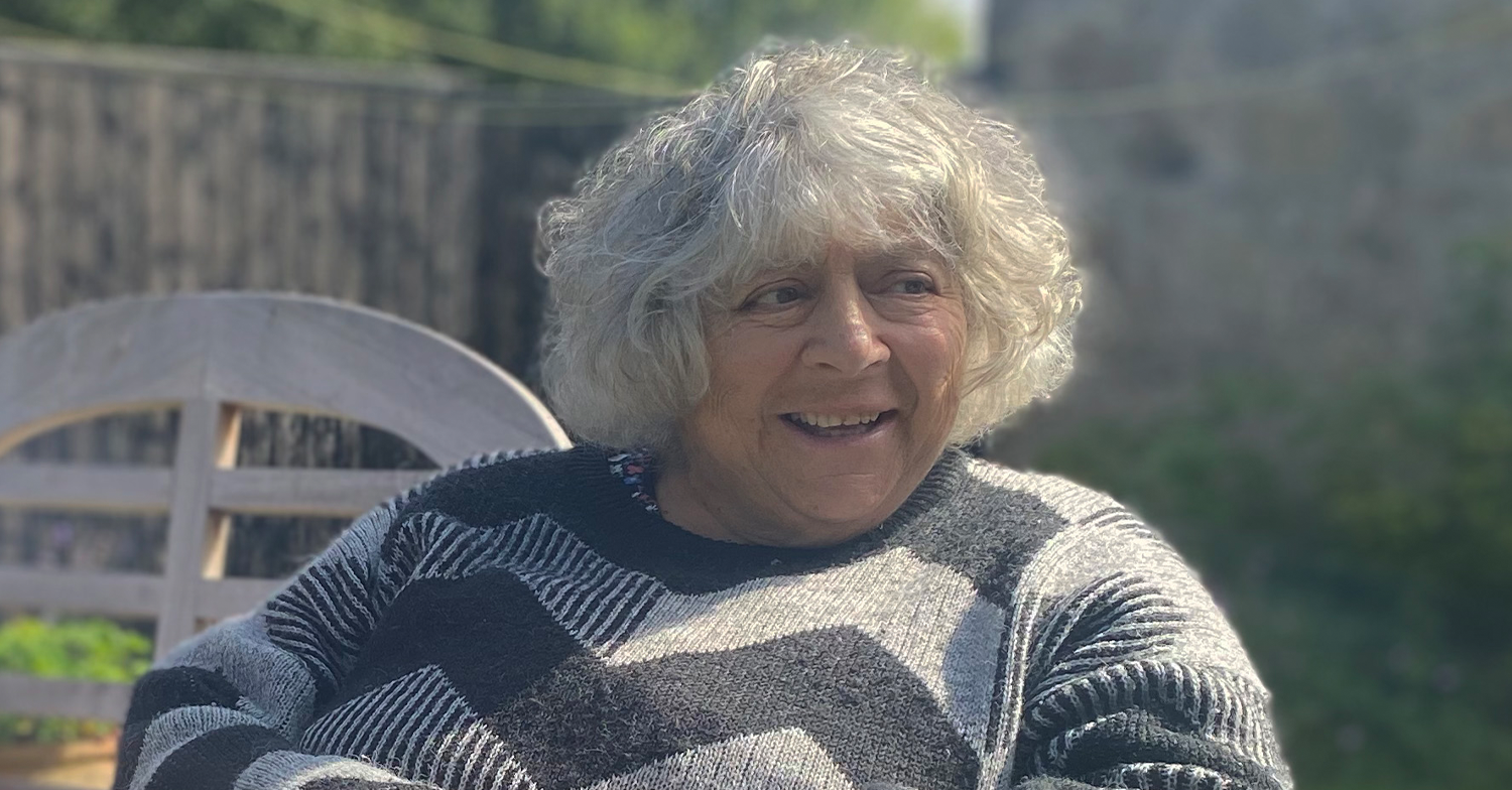 Miriam Margolyes smiling