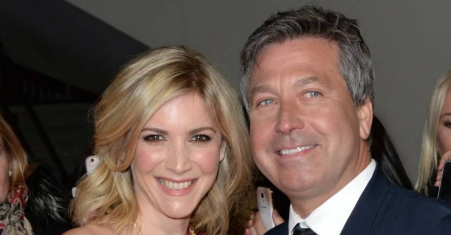 MasterChef star John Torode and Lisa Faulkner smiling