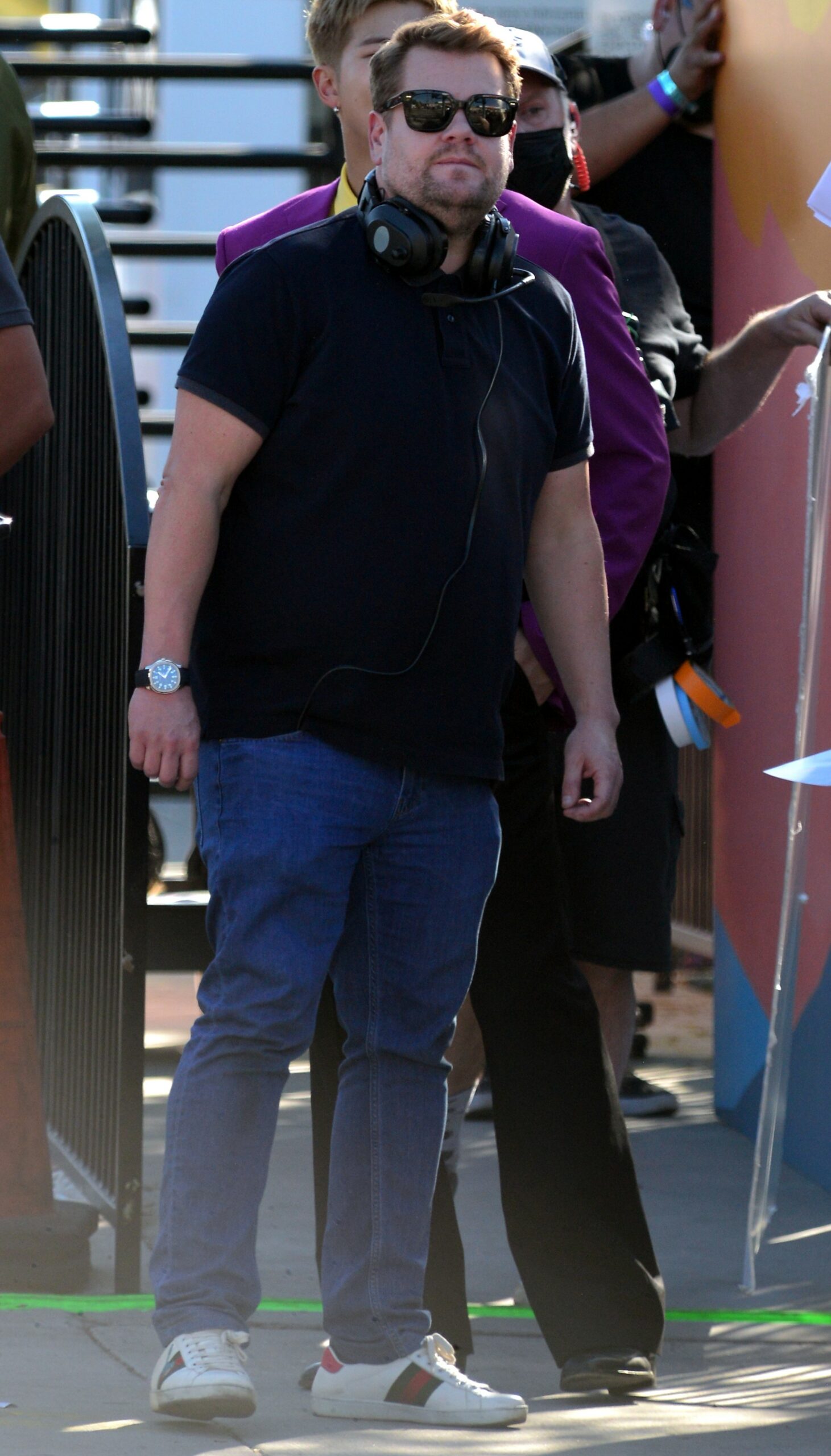 James Corden shows off weight loss