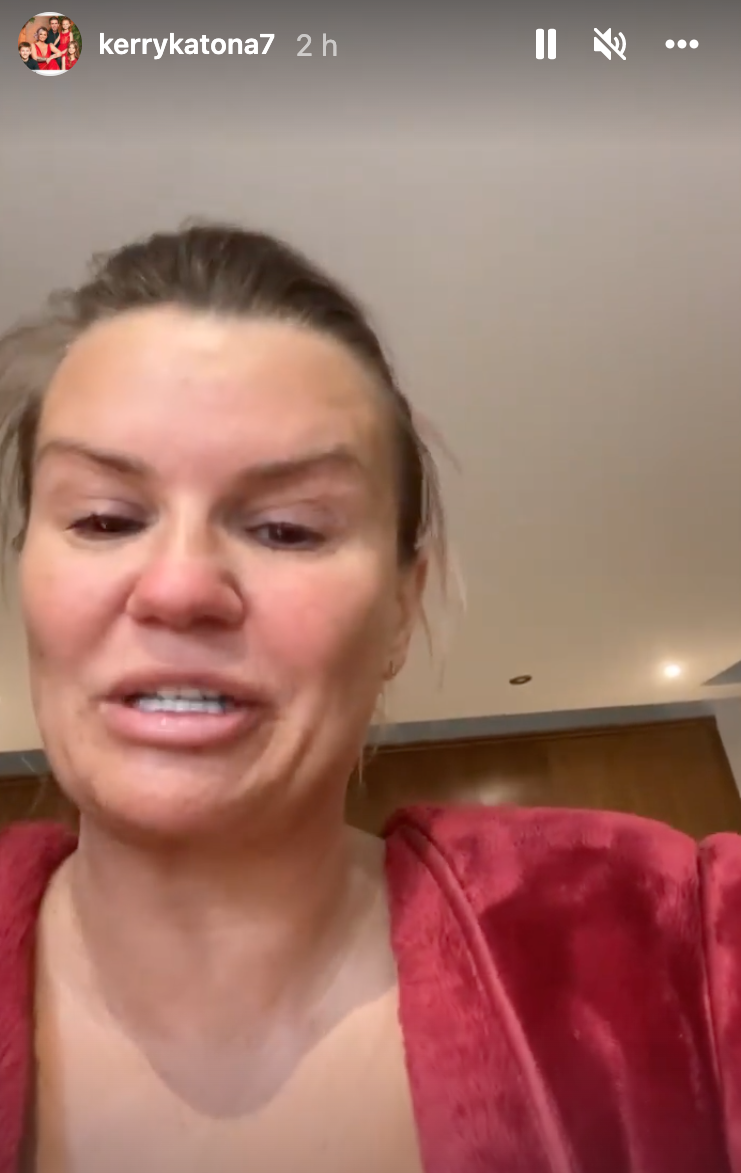 Kerry Katona has revealed her fiance's car has been stolen amid her Covid battle