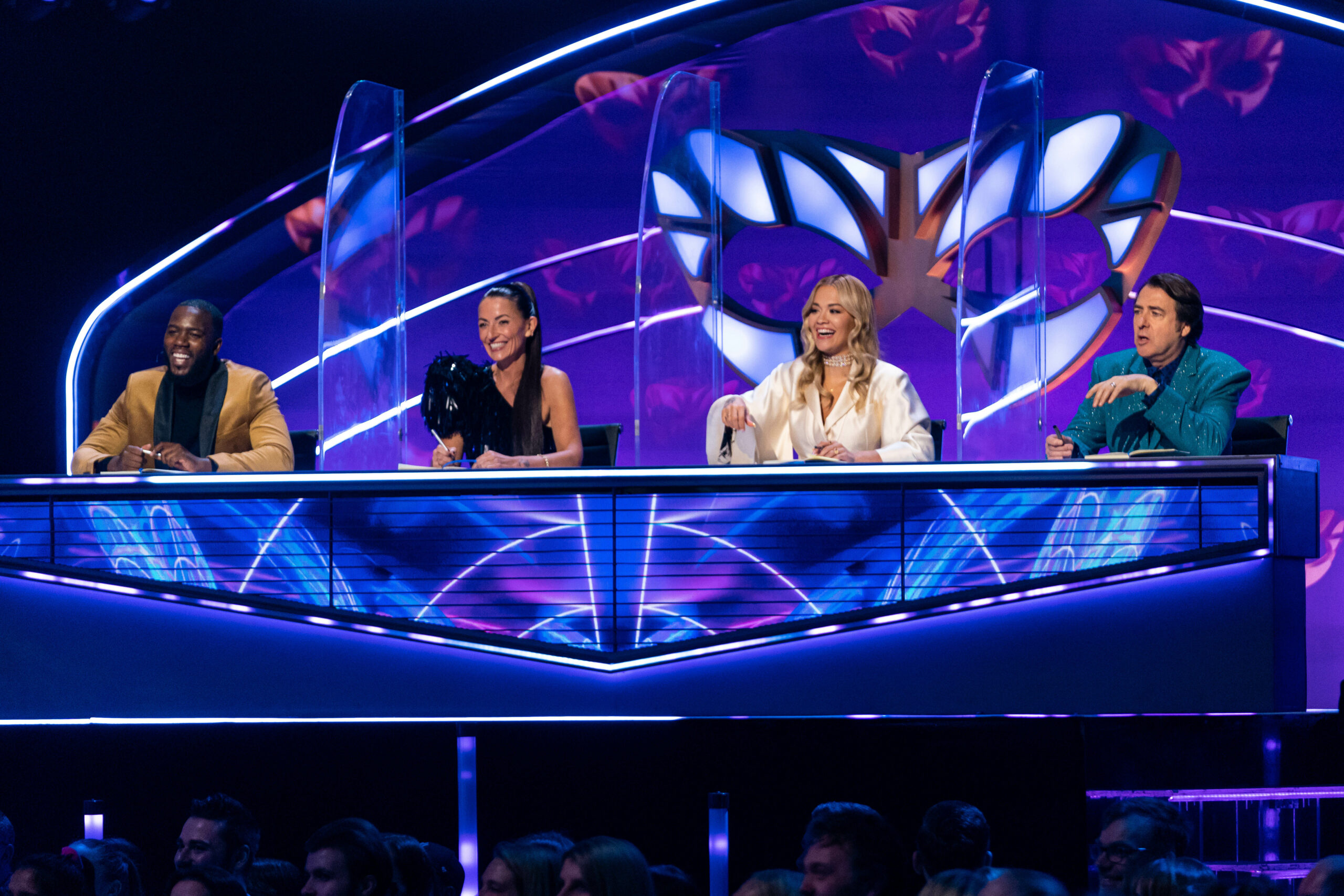 The Masked Singer judging panel on episode one