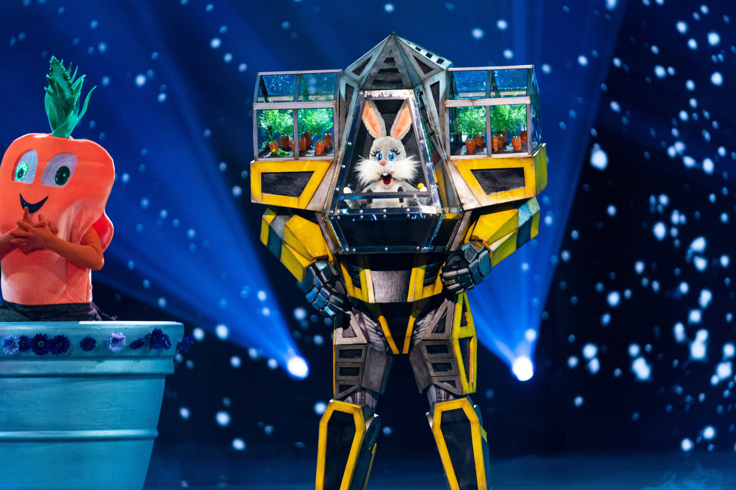 The Masked Singer Robobunny performs Saving All My Love