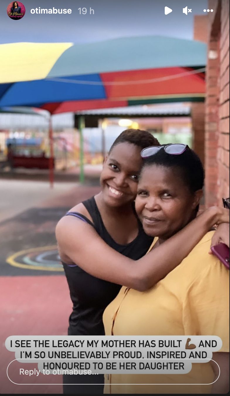 strictly star oti mabuse with her mum