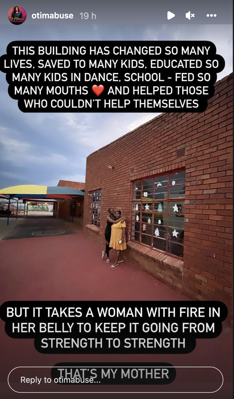 strictly star oti mabuse insta story