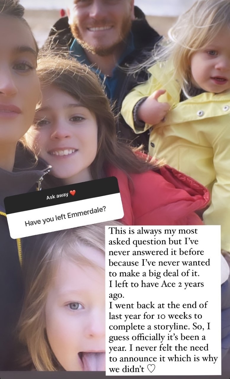 Charley Webb confirms Emmerdale exit