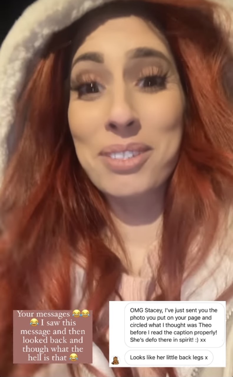 Stacey Solomon addresses fans on Instagtam