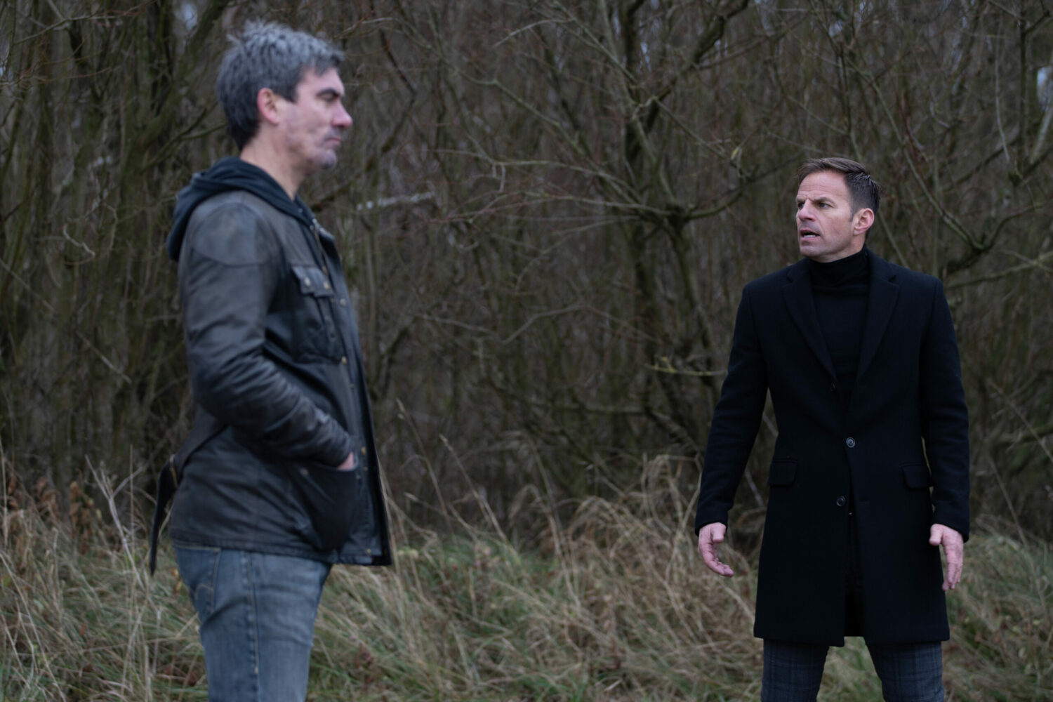 Emmerdale 20 Jan Cain and Mack meet Gavin